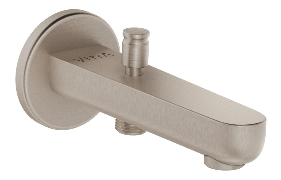 VitrA Root Round Wall Mounted Monohole Bath/Shower Mixer - Hartley & Hall Bathrooms