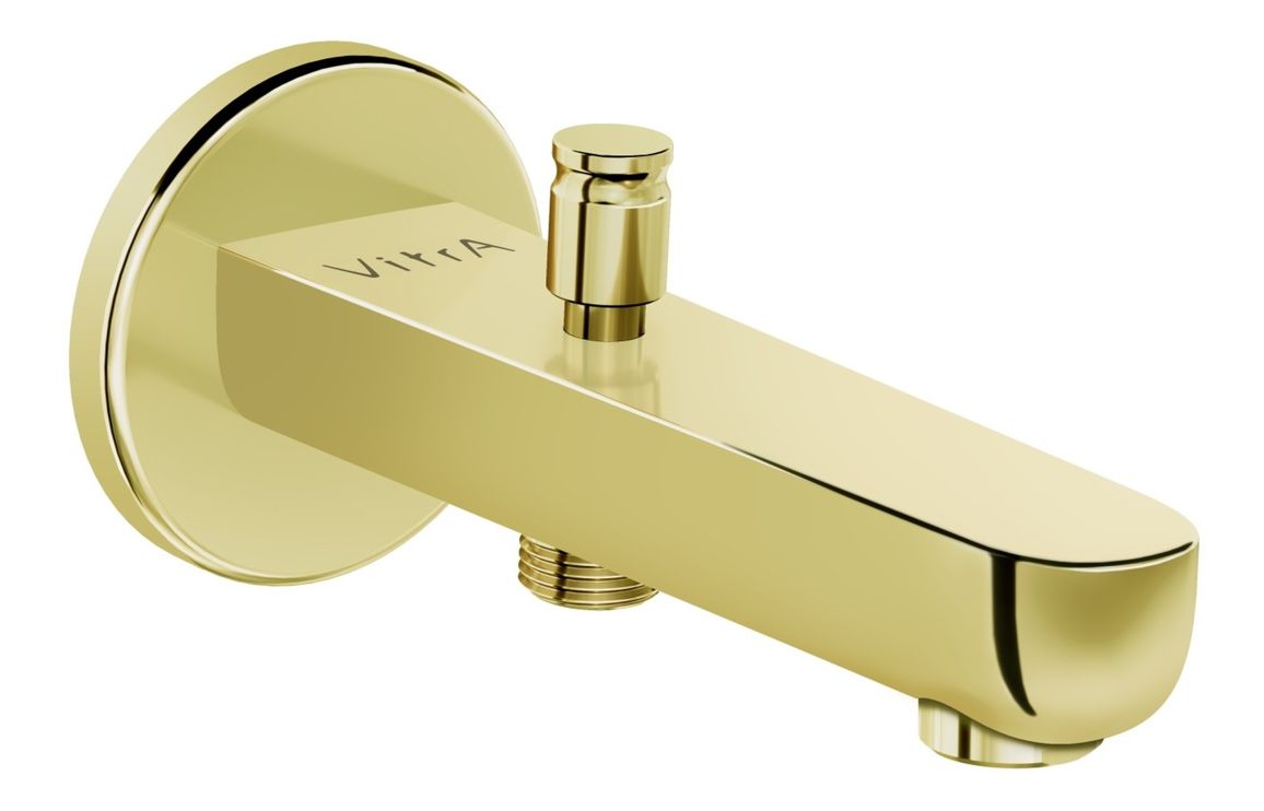 VitrA Root Round Wall Mounted Monohole Bath/Shower Mixer - Hartley & Hall Bathrooms
