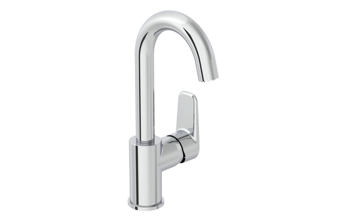 VitrA Flow Soft Swivel Basin Mixer - Hartley & Hall Bathrooms