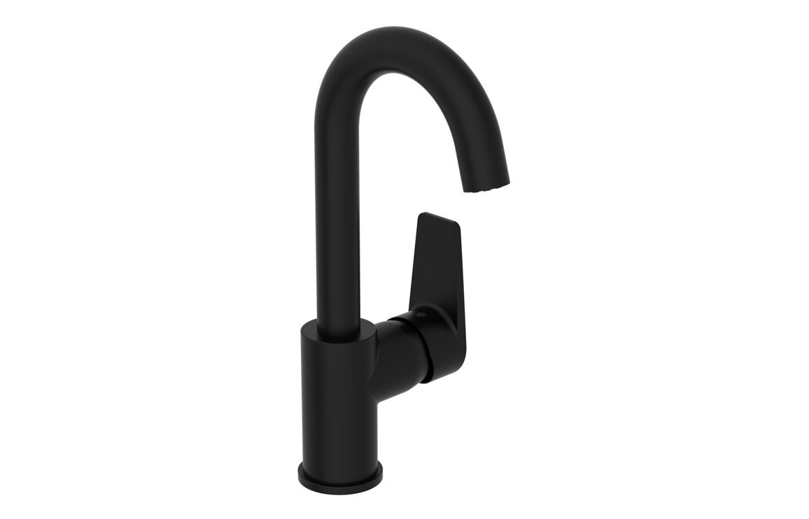 VitrA Flow Square Swivel Basin Mixer - Hartley & Hall Bathrooms