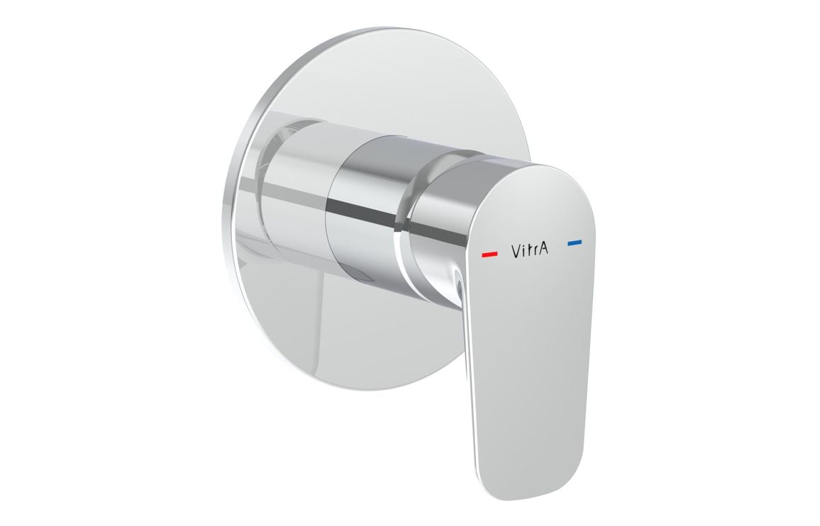 VitrA Flow Soft Integrated Shower Mixer Valve - Hartley & Hall Bathrooms