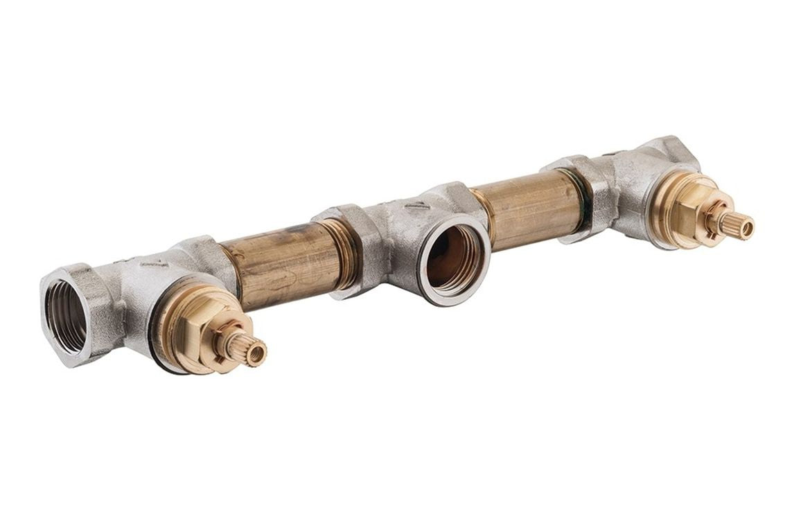 VitrA Origin Classic Concealed Part for 3TH Basin Mixers - Hartley & Hall Bathrooms