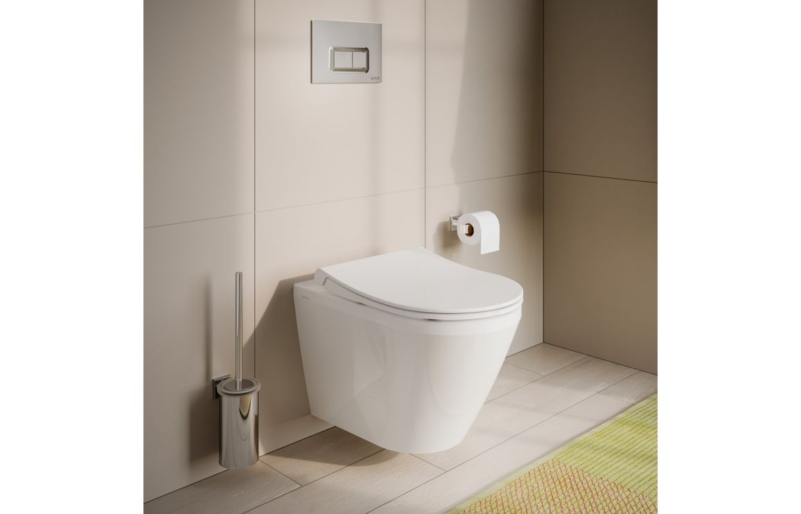 VitrA Integra Wall Hung Bidet - Hartley & Hall Bathrooms