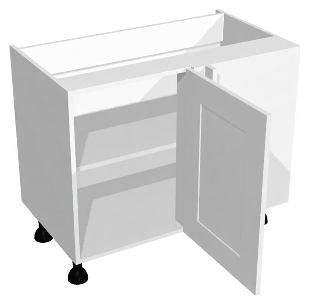 Vero Matt White Corner Highline Base Units - Hartley & Hall Bathrooms